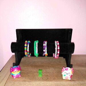 Custom Bracelet Duo Set of 2 Colorful Handmade Beaded Bracelets
